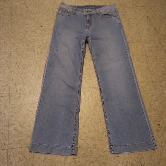 Liz Claiborne Wide Leg Jeans,  Size: 12 - Picture 7 of 9